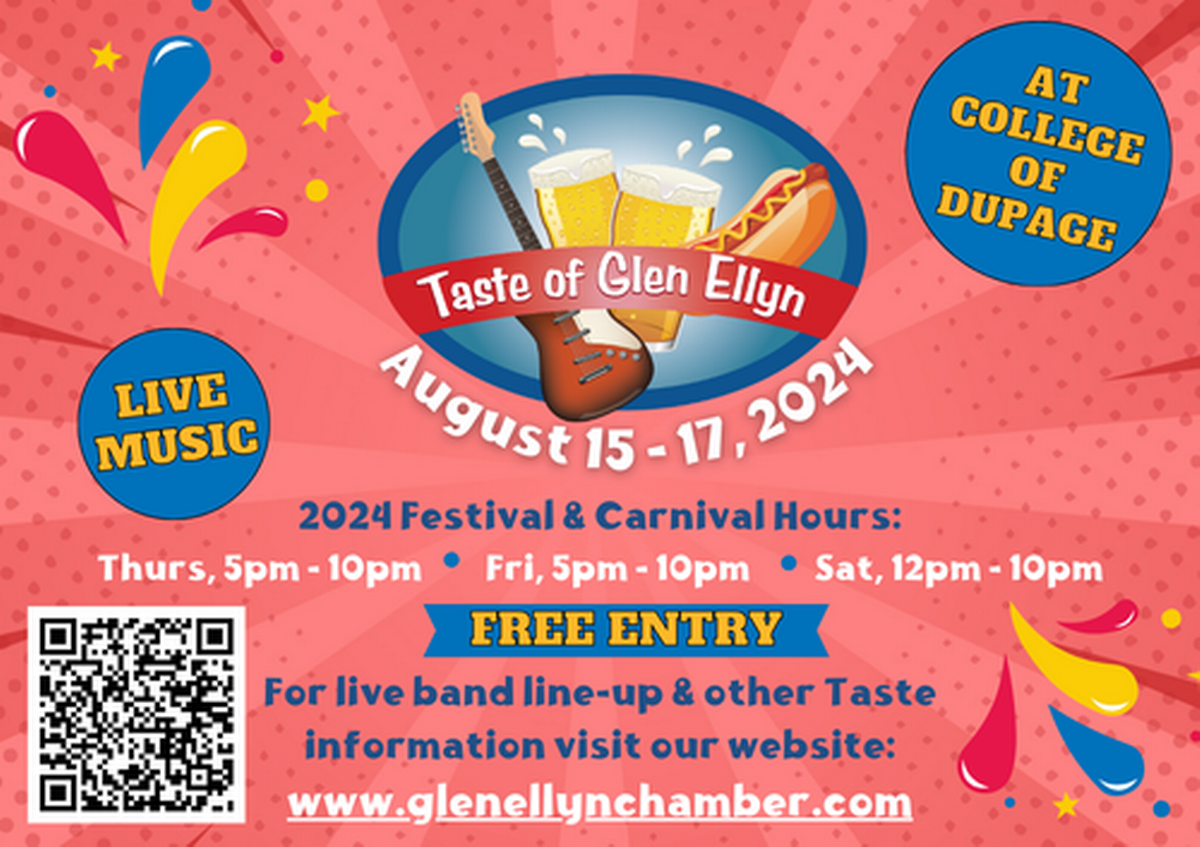 Taste of Glen Ellyn 2024 Aug 15, 2024 to Aug 17, 2024 GrowthZone